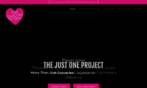 Thejustoneproject.org thumbnail
