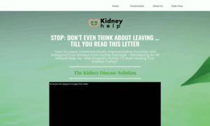 Thekidneycare.com thumbnail