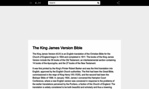 Thekingjamesversionbible.com thumbnail