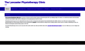 Thelancasterphysiotherapyclinic.co.uk thumbnail