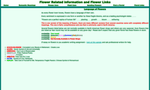 Thelanguageofflowers.com thumbnail