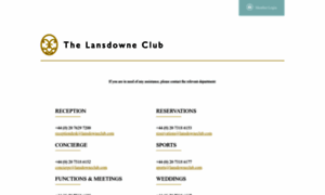 Thelansdowneclub.clubhouseonline-e3.com thumbnail