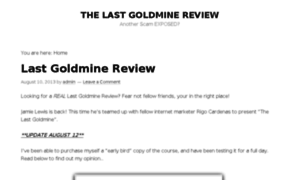 Thelastgoldminereview.net thumbnail
