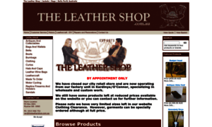 Theleathershop.com.au thumbnail