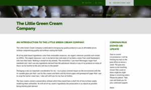 Thelittlegreencreamcompany.co.uk thumbnail