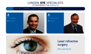 Thelondoneyespecialists.co.uk thumbnail