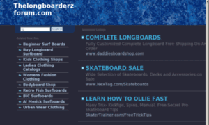 Thelongboarderz-forum.com thumbnail