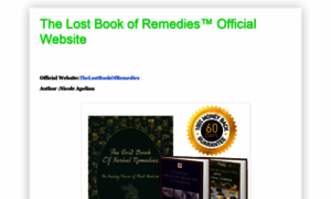 Thelostbookofremedies.sales70off.com thumbnail