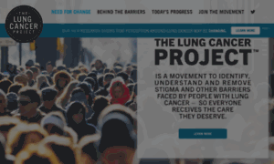 Thelungcancerproject.org thumbnail