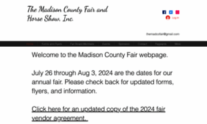 Themadisoncountyfair.com thumbnail