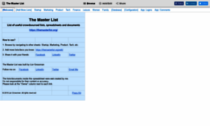 Themasterlist.org thumbnail
