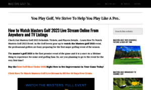 Themastersgolftv.com thumbnail