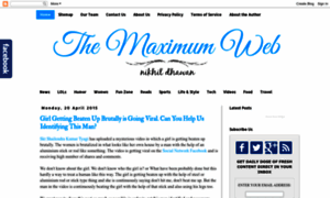 Themaximumweb.blogspot.in thumbnail