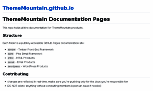 Thememountain.github.io thumbnail