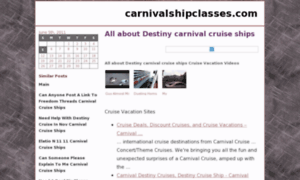 Themify.carnivalshipclasses.com thumbnail