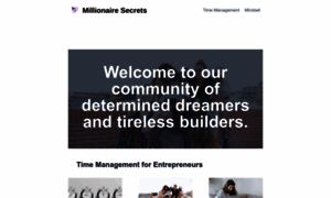 Themillionairesecrets.net thumbnail