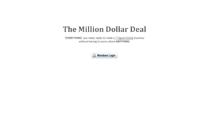 Themilliondollardeal.com thumbnail