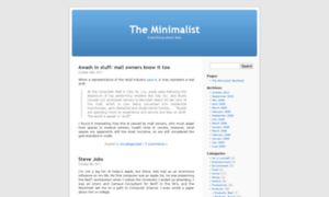 Theminimalist.net thumbnail
