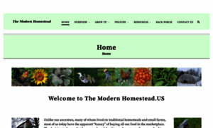 Themodernhomestead.us thumbnail