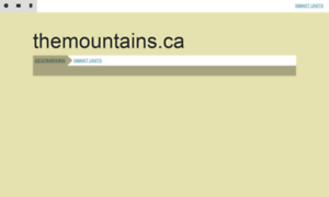 Themountains.ca thumbnail