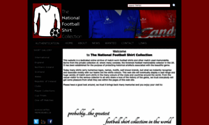 Thenationalfootballshirtcollection.co.uk thumbnail