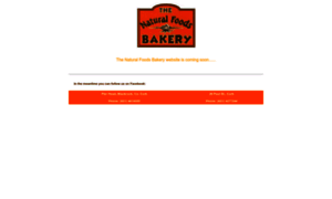 Thenaturalfoodsbakery.com thumbnail