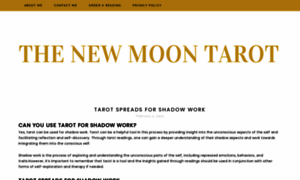 Thenewmoontarot.com thumbnail