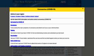 Thenewsurgery-brentwood.co.uk thumbnail