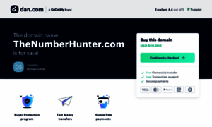 Thenumberhunter.com thumbnail