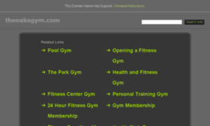 Theoaksgym.com thumbnail