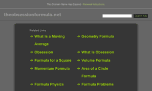 Theobsessionformula.net thumbnail