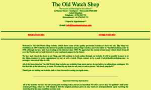 Theoldwatchshop.com thumbnail