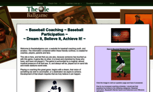 Theoleballgame.com thumbnail