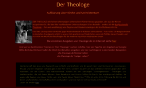 Theologe.de thumbnail