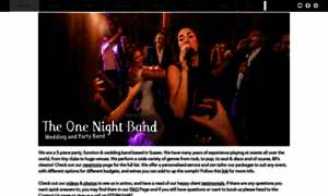 Theonenightband.co.uk thumbnail