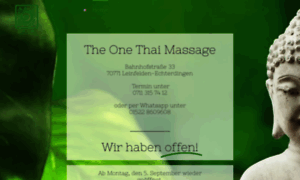 Theonethaimassage.de thumbnail