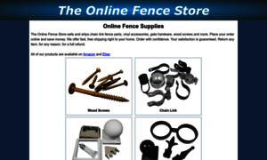 Theonlinefencestore.com thumbnail