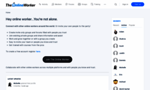 Theonlineworker.com thumbnail