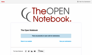 Theopennotebook.submittable.com thumbnail