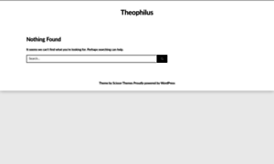 Theophilus.org thumbnail