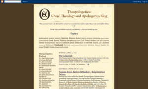 Theopologetics.blogspot.com thumbnail