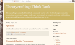 Theorycraftingthinktank.com thumbnail