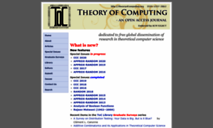 Theoryofcomputing.org thumbnail