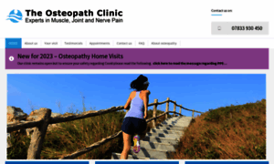 Theosteopathclinic.co.uk thumbnail