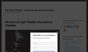 Theotherbitcoin.com thumbnail