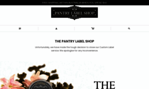 Thepantrylabelshop.com thumbnail