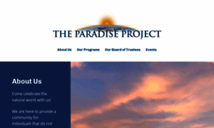 Theparadiseproject.org thumbnail