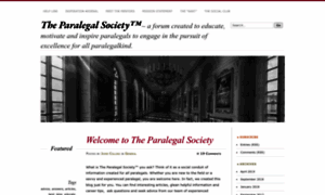 Theparalegalsociety.wordpress.com thumbnail