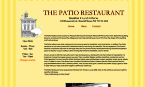 Thepatiorestaurant.net thumbnail