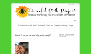 Thepeacefulbirthproject.com thumbnail